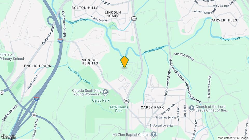 2703 Stream Valley Ln NW Map and Location Details