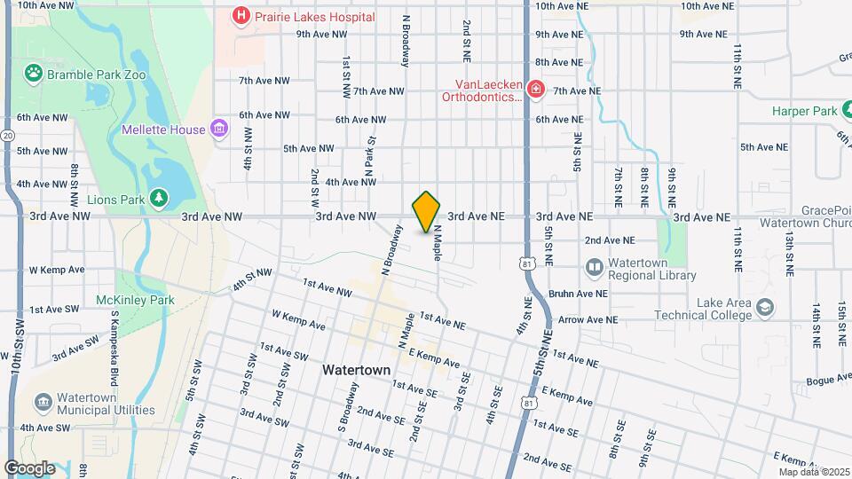203 N Maple-Unit -203MAIN Map and Location Details