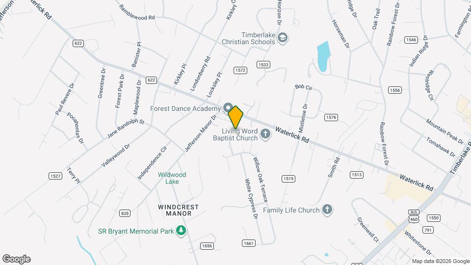 101 Moss Creek Dr Map and Location Details