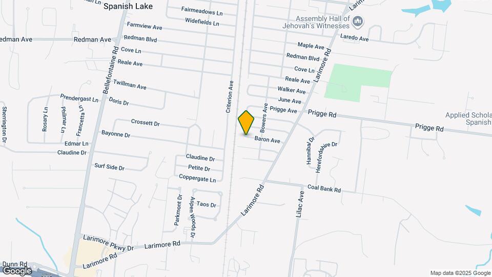 1226 Baron Ave Map and Location Details