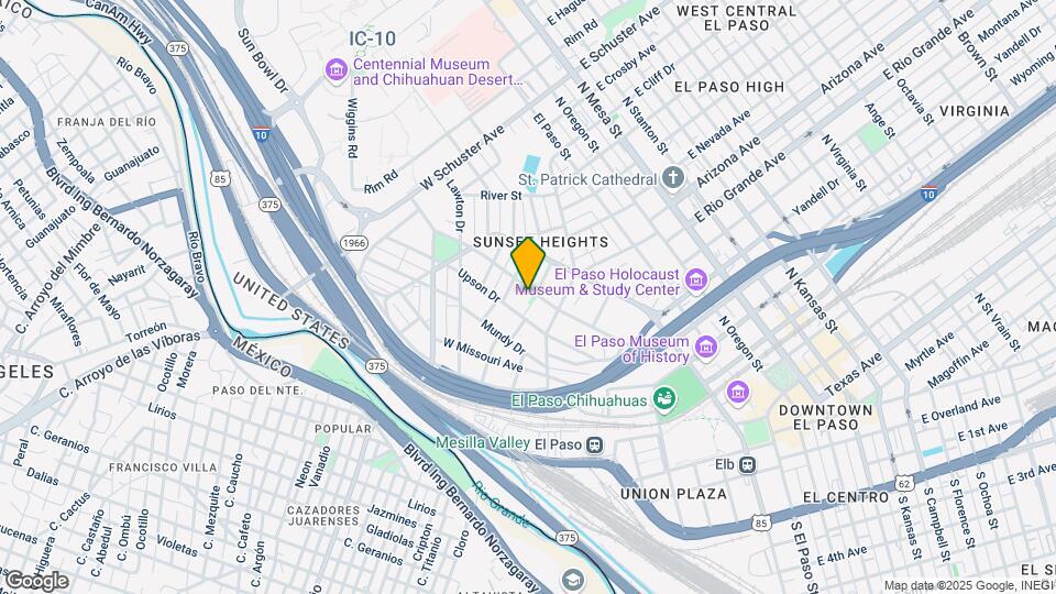 800 Prospect St Mapa y Detalles de la Ubicación