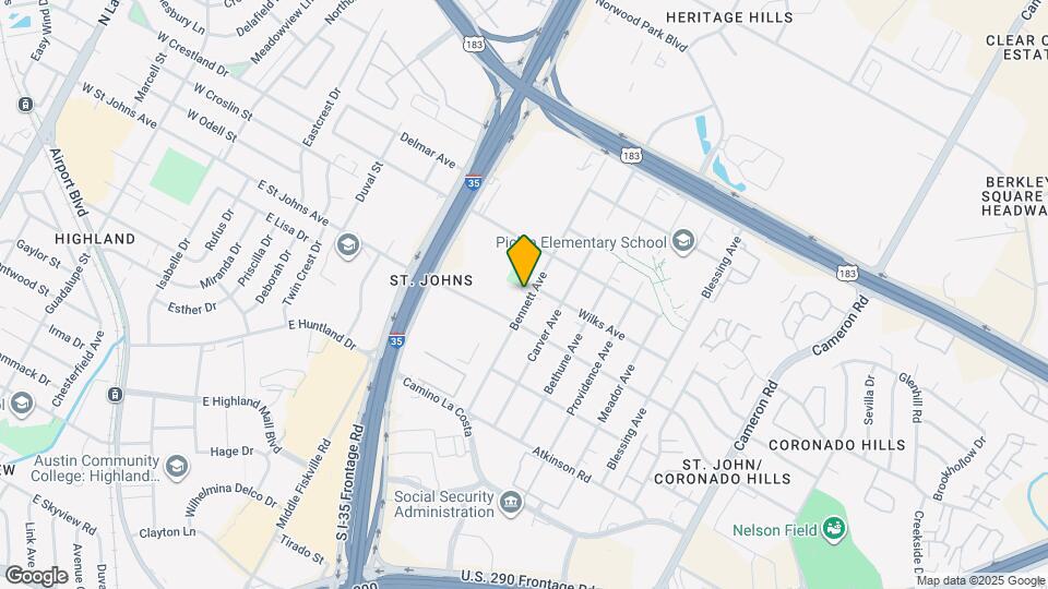 7212 Bennett Ave Map and Location Details