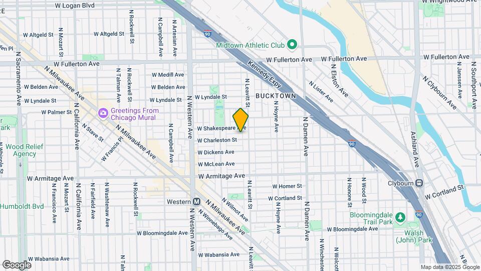 2214 W Charleston St Map and Location Details
