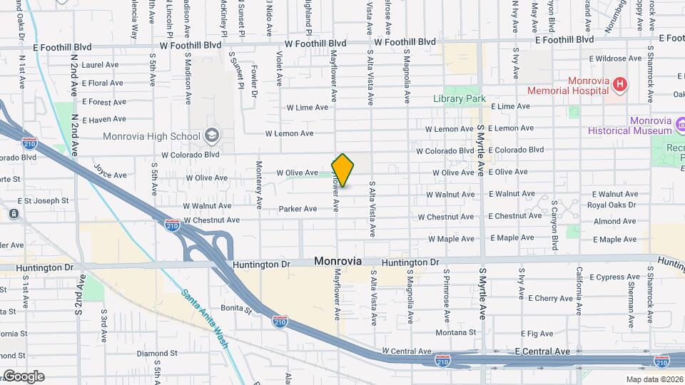 439 W Walnut Ave Mapa y Detalles de la Ubicación