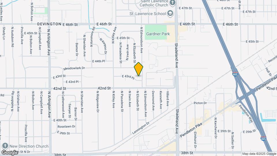 6720 E 43rd Pl Map and Location Details