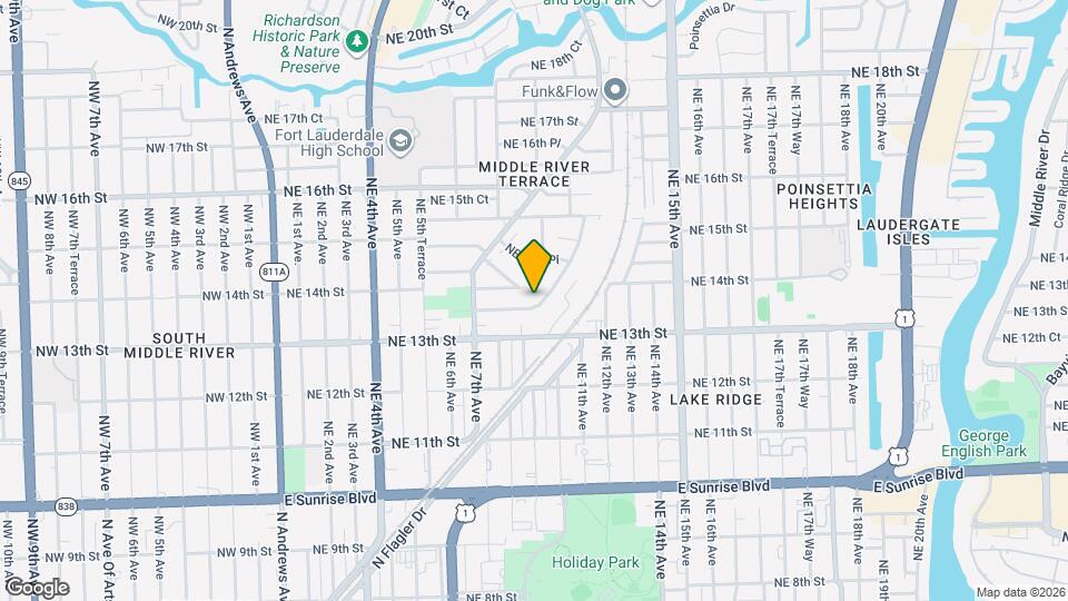 1331 Holly Heights Dr Map and Location Details