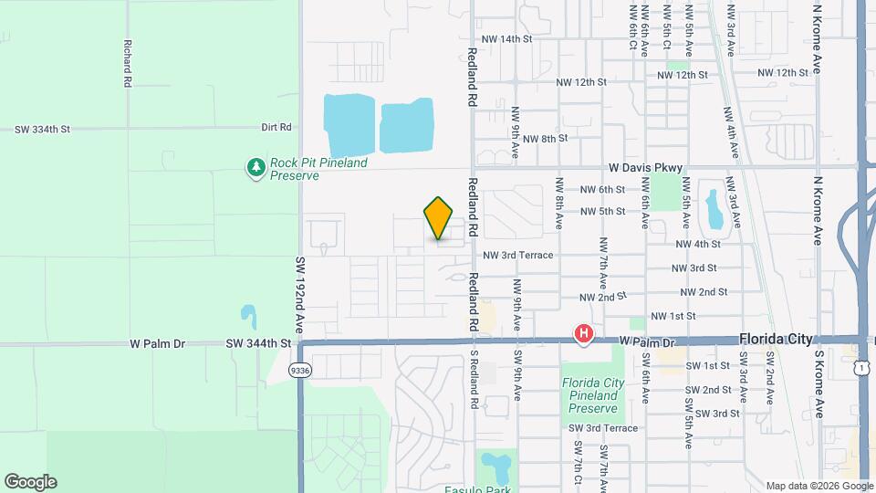 1305 NW 4th Ter Map and Location Details