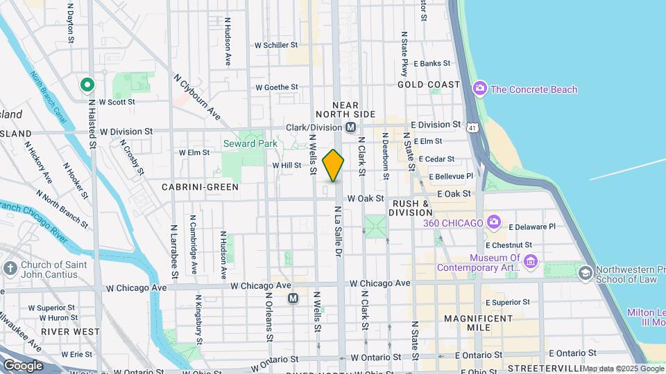 1000 N. LaSalle Mapa y Detalles de la Ubicación