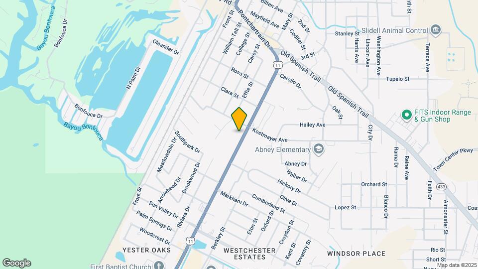 3327 Pontchartrain Dr Map and Location Details