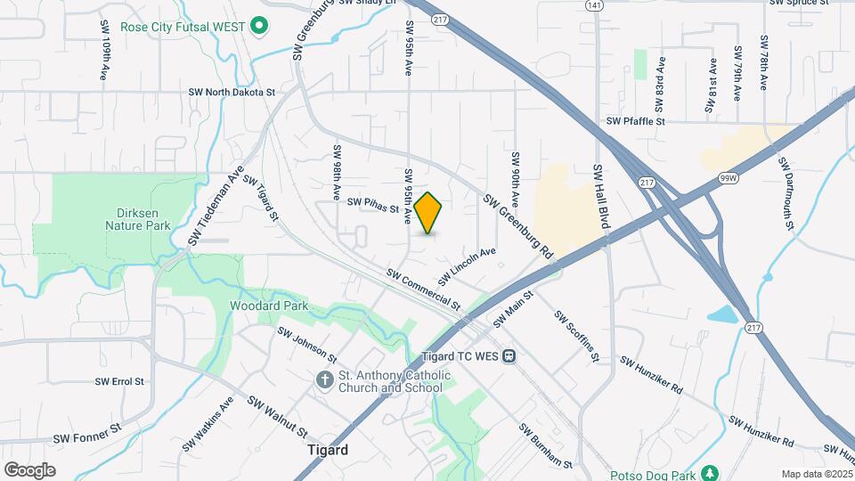 9418 SW Eunice Ln Map and Location Details