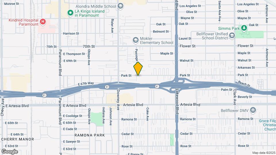 8610 Park St Mapa y Detalles de la Ubicación