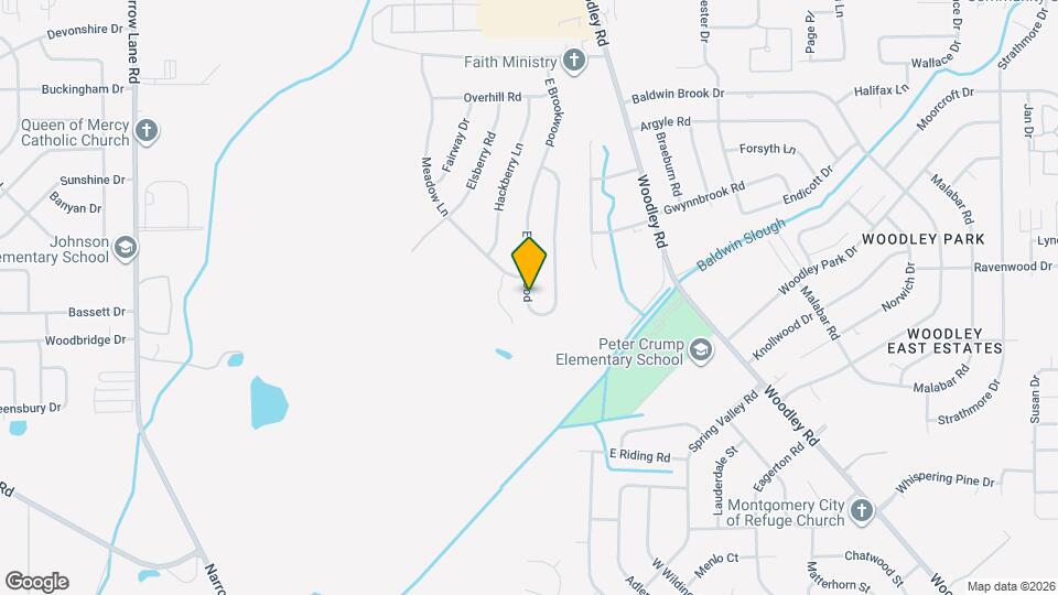 3379 Brookwood Map and Location Details