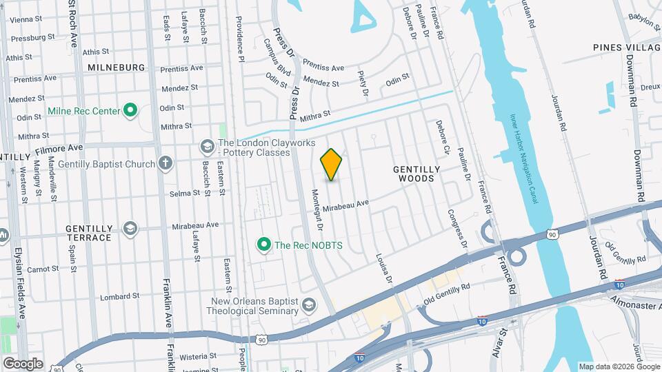 4951 Feliciana Dr Map and Location Details