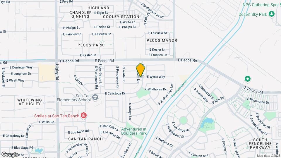 3319 S Tatum Ln Map and Location Details