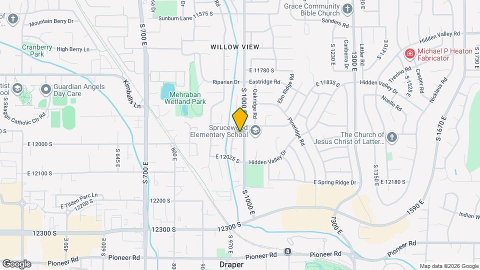 987 E Blue Heron Way Map and Location Details