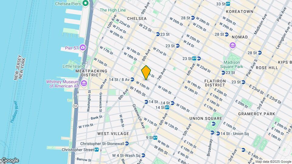 224 W 16th St Map and Location Details