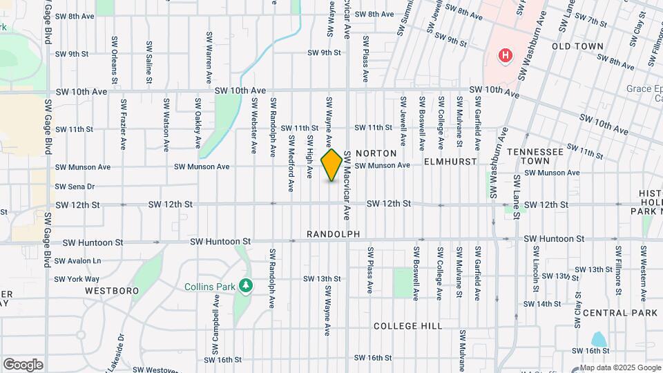 1176 SW Wayne Ave Map and Location Details