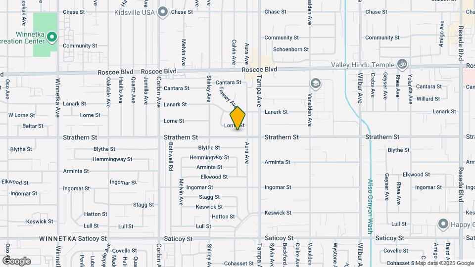 19351 Strathern St Map and Location Details