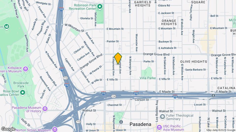 595 N Summit Ave Map and Location Details