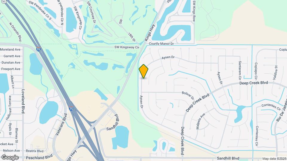 25913 Aysen Dr Map and Location Details