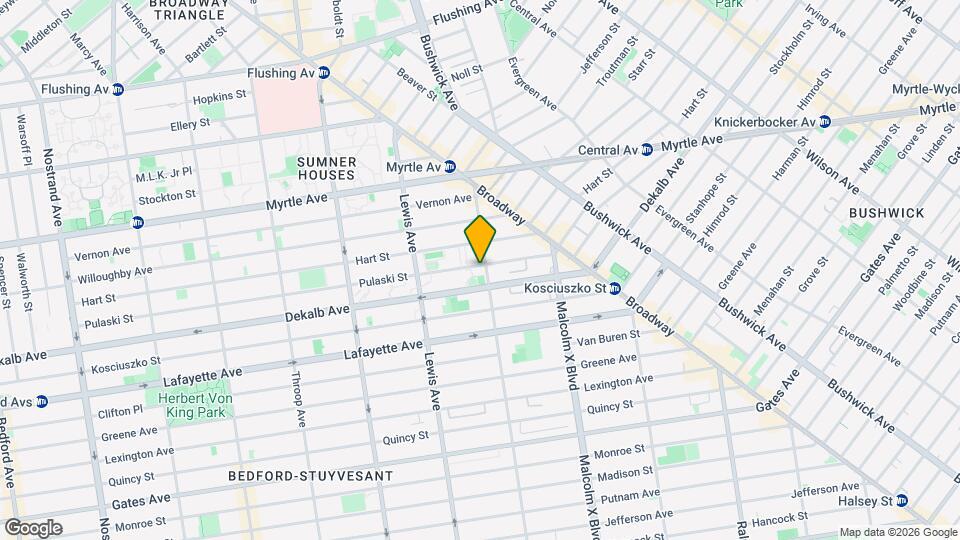 62 Stuyvesant Ave Mapa y Detalles de la Ubicación