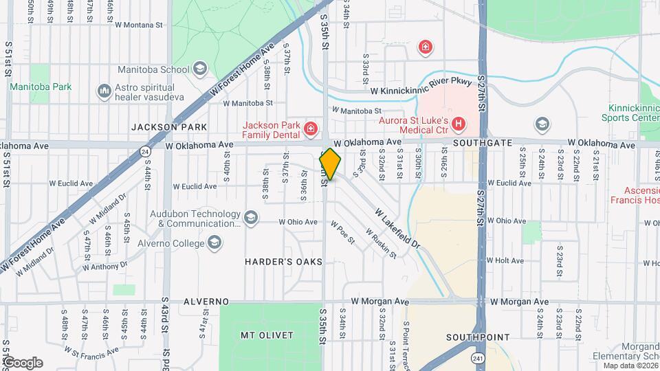 3178 S 35th St Map and Location Details