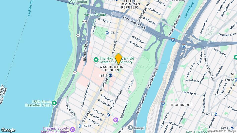 567 W 170th St Map and Location Details