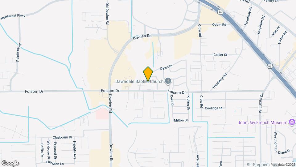 5454 Folsom Dr, Unit 1 Map and Location Details