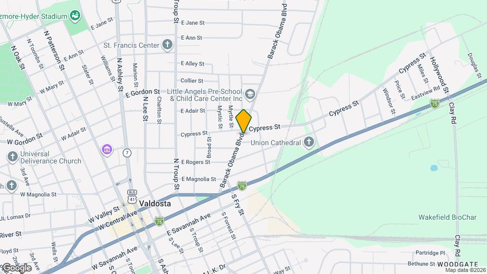 409 Barack Obama Blvd Map and Location Details