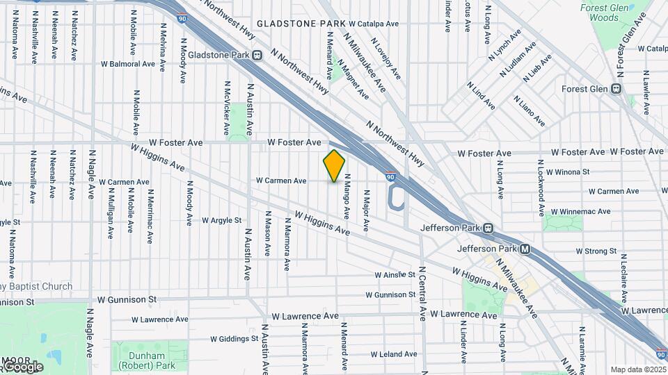 5063 N Menard Ave, Unit 2 Map and Location Details
