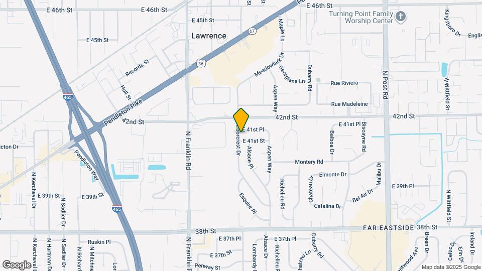 4111 Arborcrest Dr Map and Location Details
