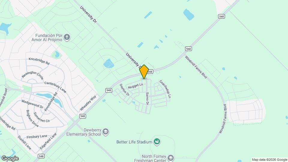 4104 Sarno Dr Map and Location Details