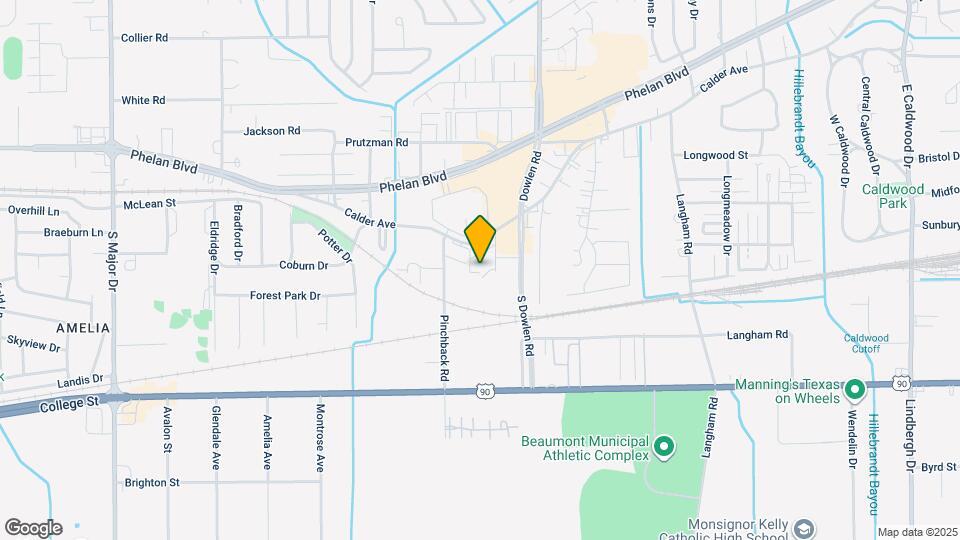 6955 Calder Ave Map and Location Details
