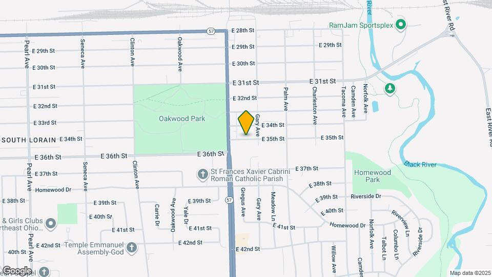 2225 E 35th St Map and Location Details