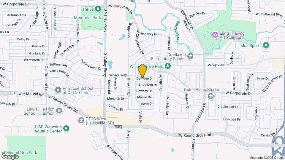 990 Camden Dr Map and Location Details