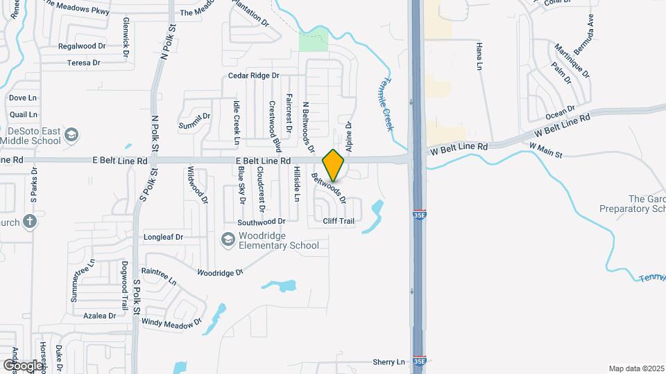 1117 Beltwoods Dr Map and Location Details