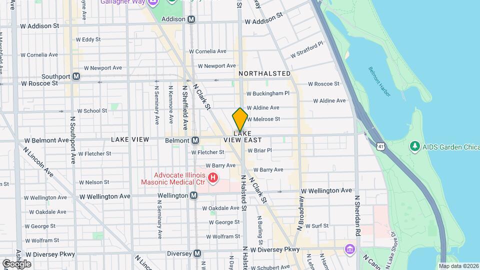 800 W Belmont Ave, Unit 3E Map and Location Details