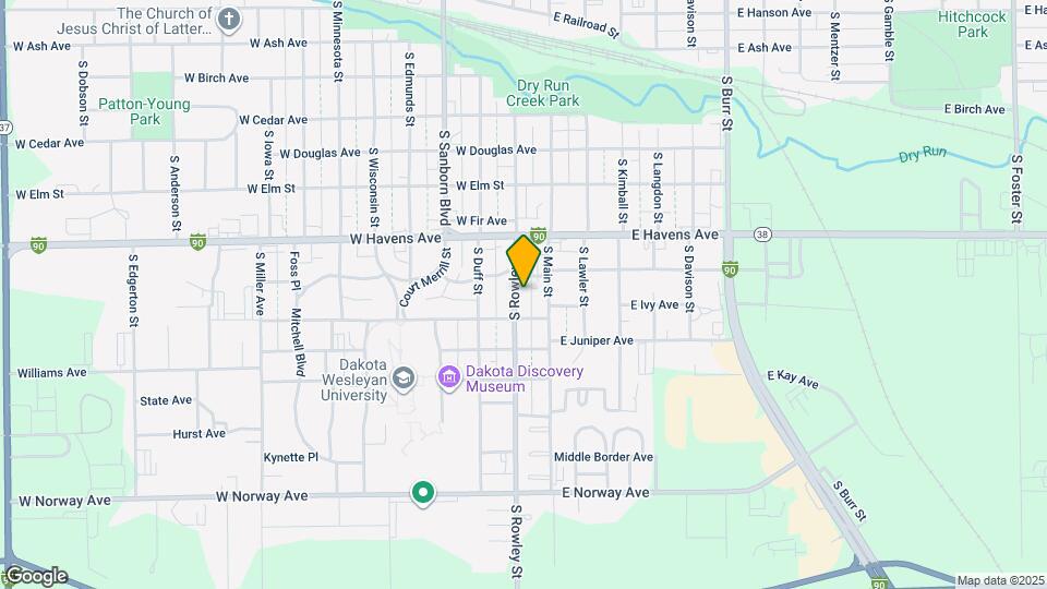 1006 S Rowley St Map and Location Details