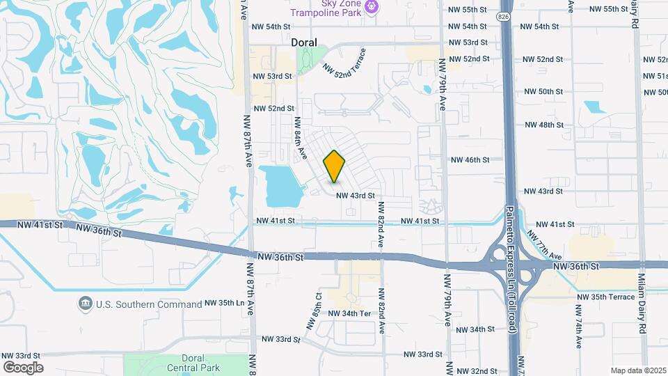 4552 NW 83rd Path Map and Location Details