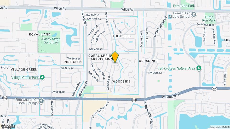 7657 Sanctuary Dr Map and Location Details