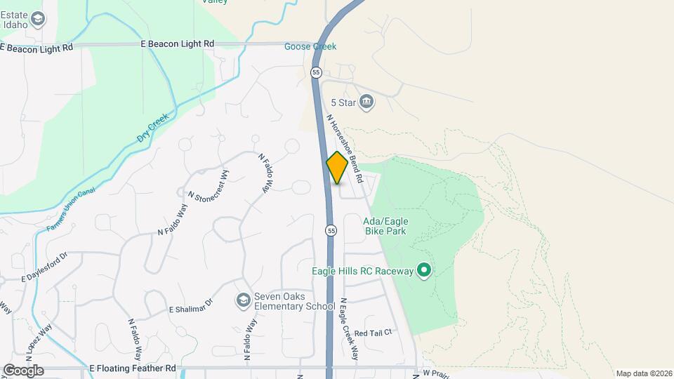 2137 N Eagle Creek Ln Map and Location Details