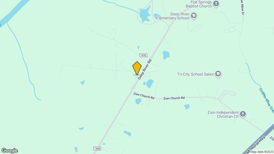 3197 Deep River Rd Map and Location Details