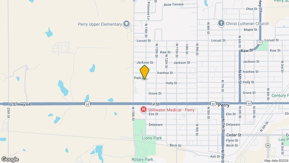 801 N 14th St Map and Location Details