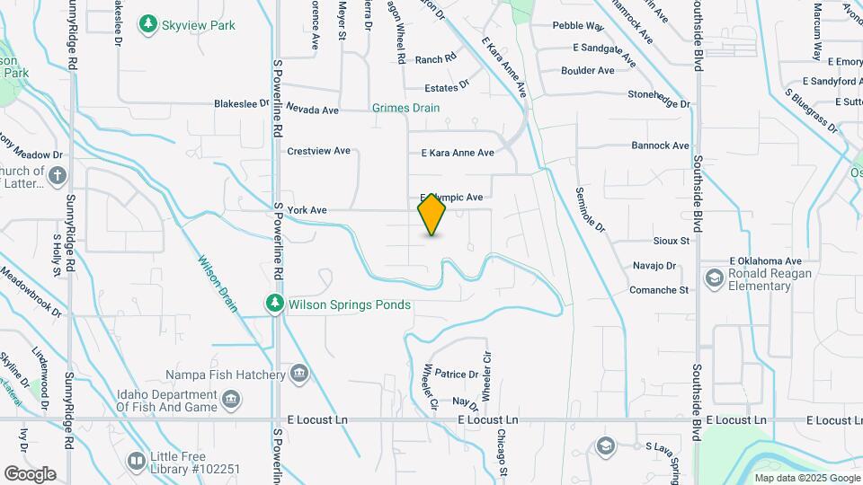 2020 E Laguna Ave Map and Location Details