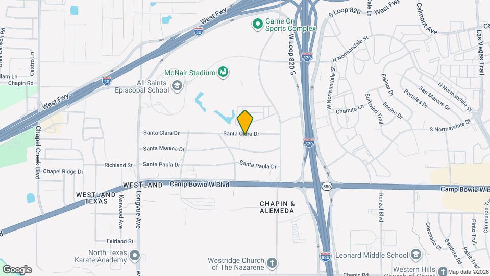 9525 Santa Clara Dr Map and Location Details