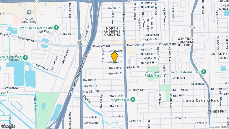 240 NW 42nd St Map and Location Details