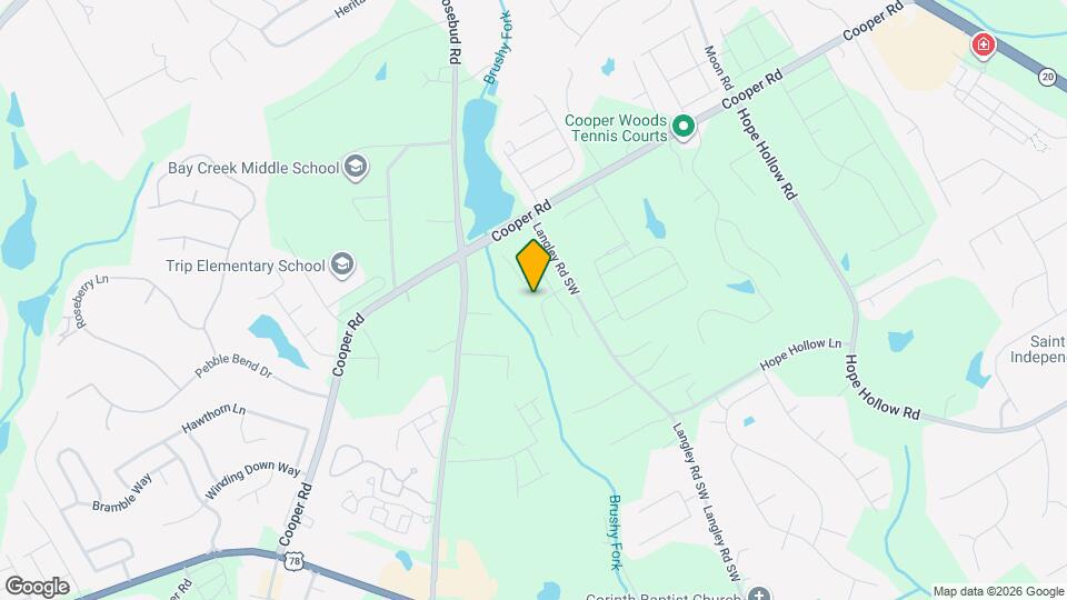 729 Rolling Downs Dr SW Map and Location Details