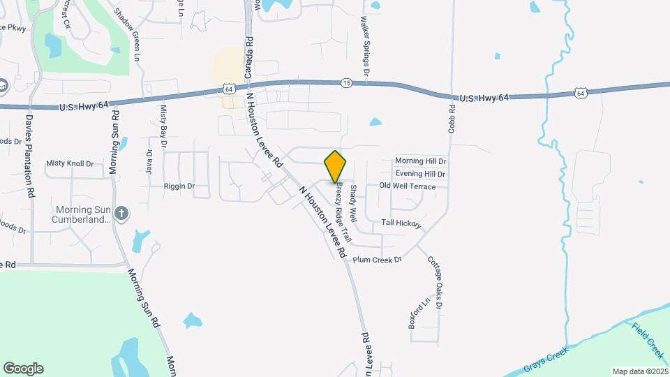 2737 Breezy Ridge Trail Map and Location Details