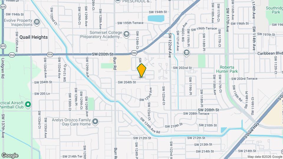 20323 SW 124th Ave Mapa y Detalles de la Ubicación