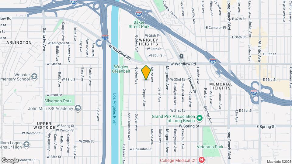 3260 Oregon Ave Map and Location Details